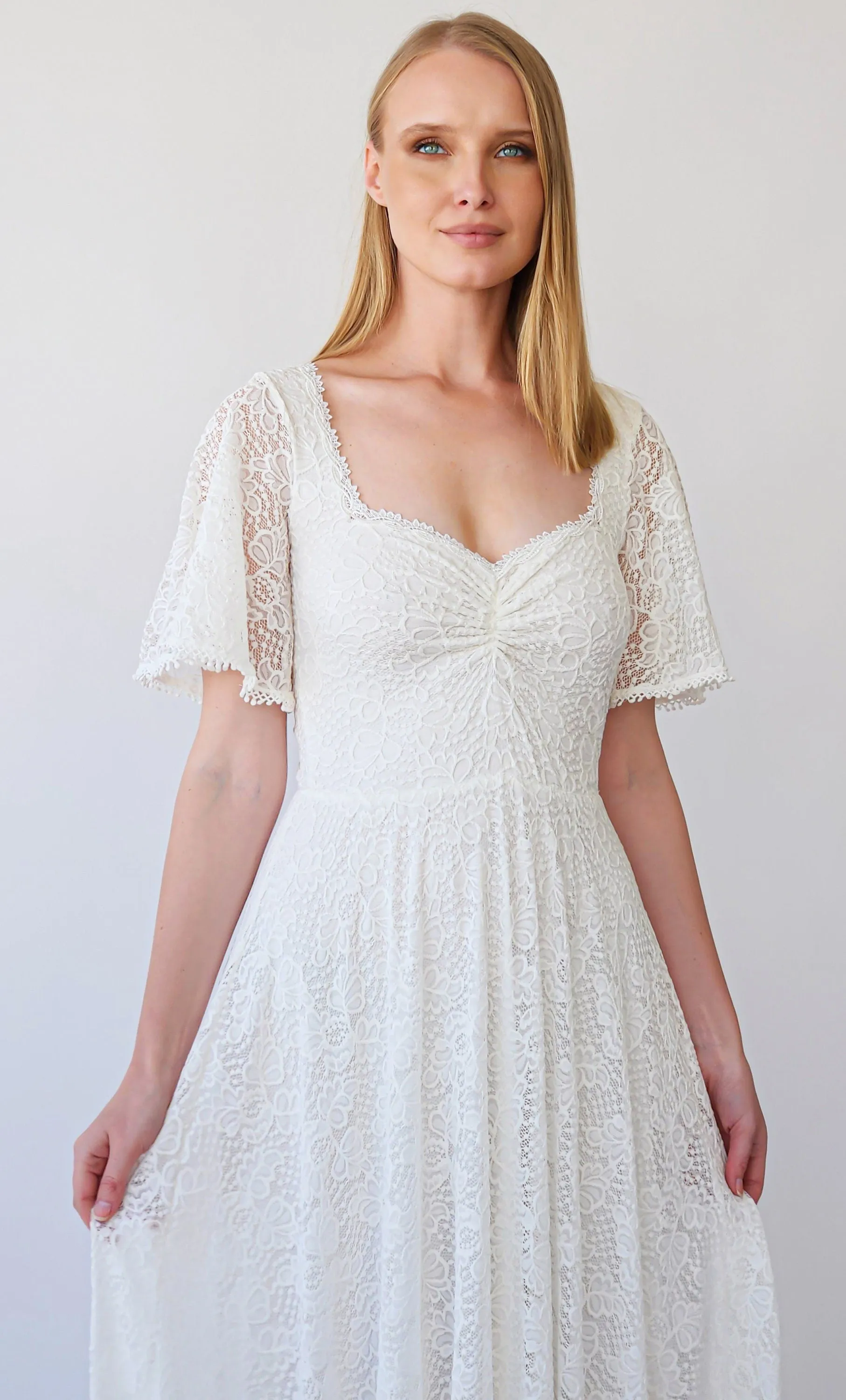 Ivory Sweetheart Dress #1396
