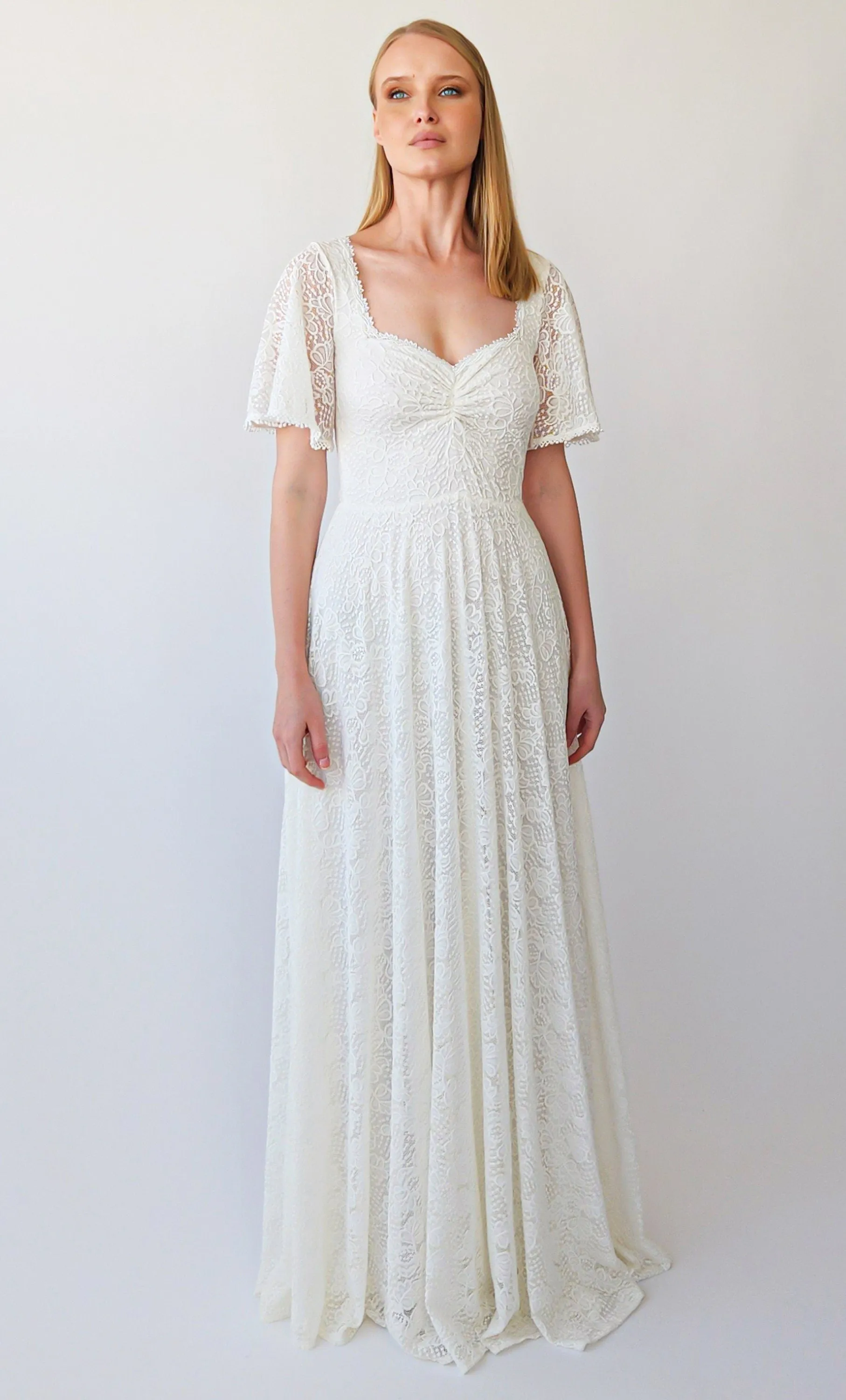 Ivory Sweetheart Dress #1396