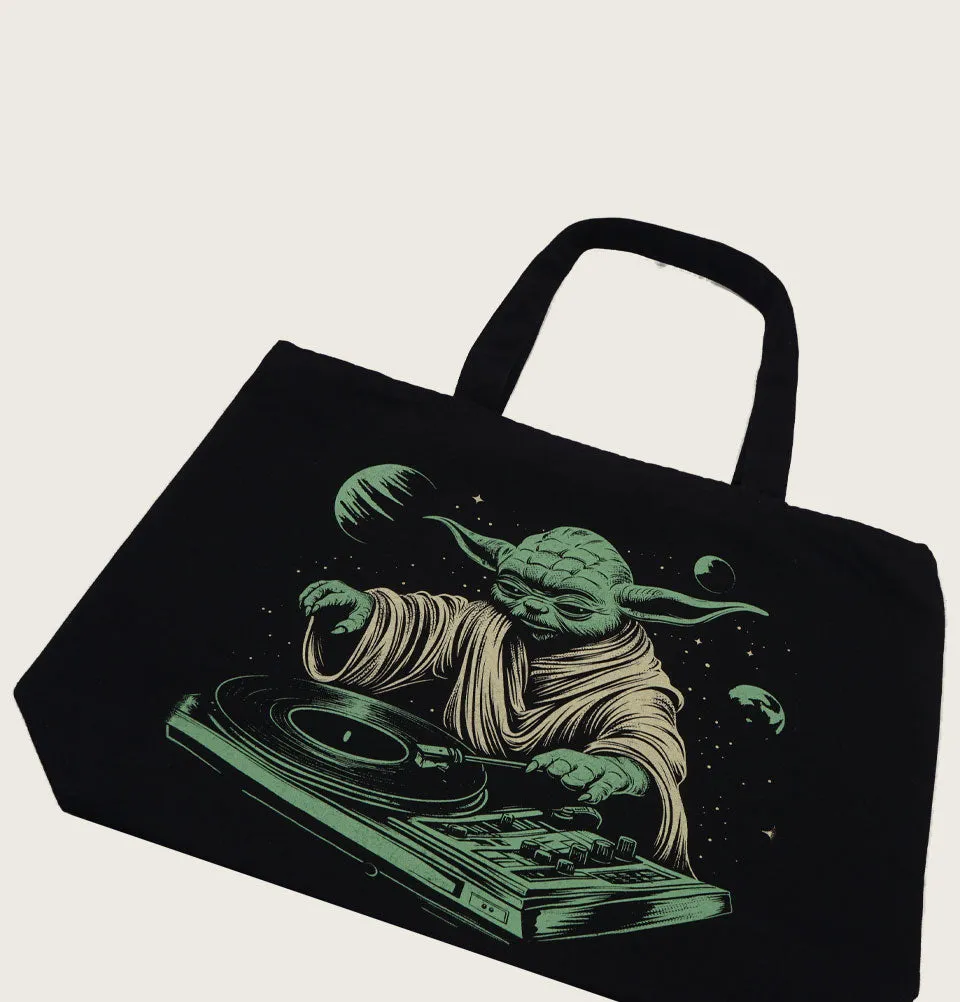 Jam Master Jedi Yoda DJ Tote Bag