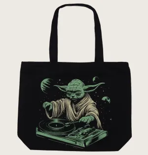 Jam Master Jedi Yoda DJ Tote Bag