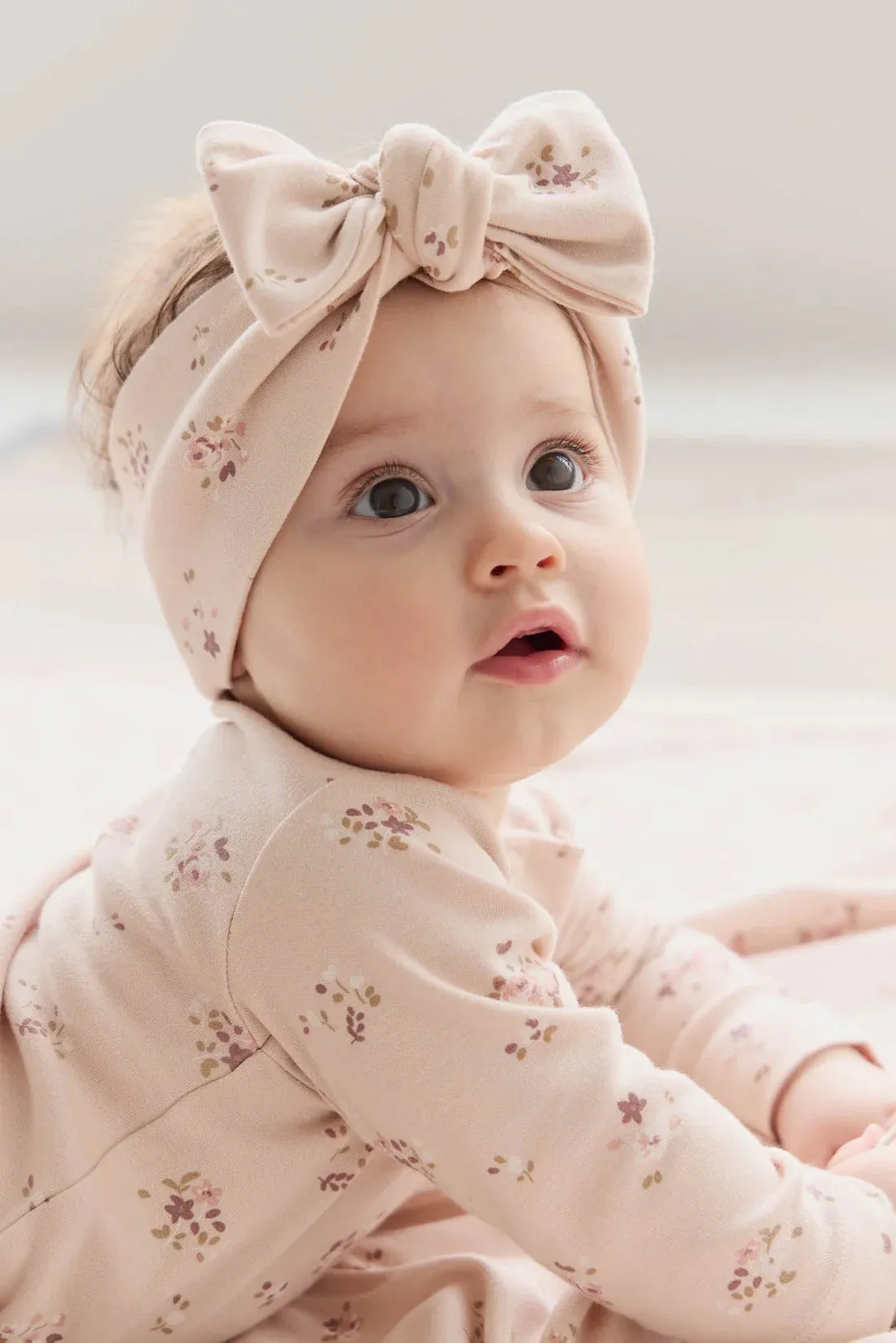Jamie Kay Long Sleeve Bodysuit - Petite Fleur Soft Peony
