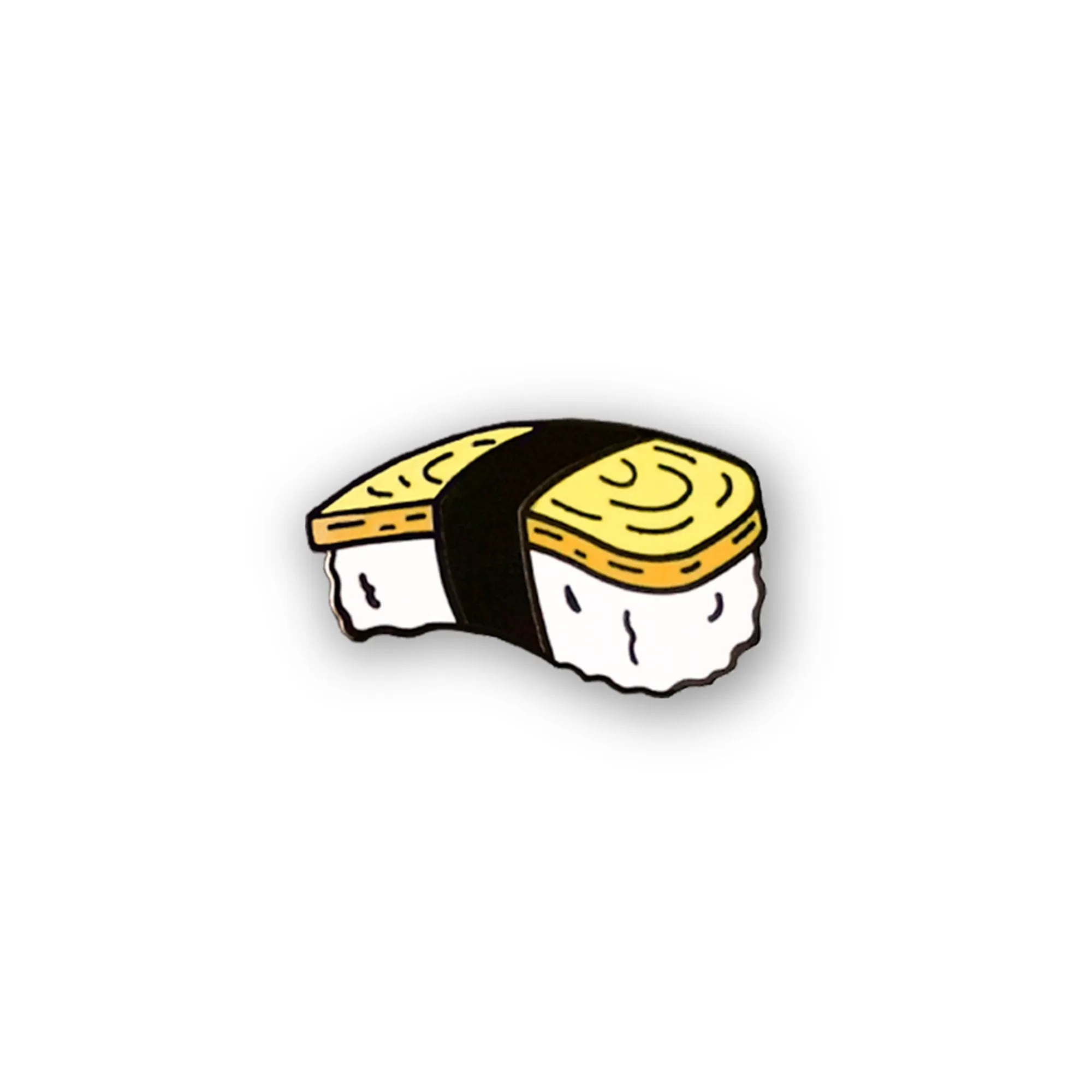 Japan: Egg (Tamago) Nigiri Sushi Lapel Enamel Pin