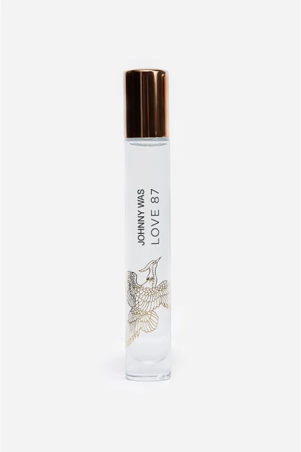 Johnny Was Love 87 Rollerball Oil Perfume Roll Scent Black Flowers Box USA New