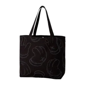 Kaws x Uniqlo All Over Holiday Print Tote Black