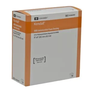 Kendall AMD Antimicrobial Square Foam Dressings 15cm x 15cm x 10