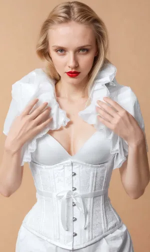 Kenlee White Waist Training Corset