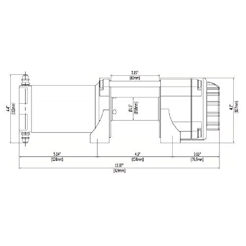 KFI Products SE35 ATV Stealth Winch Kit - 3500 lb. Capacity