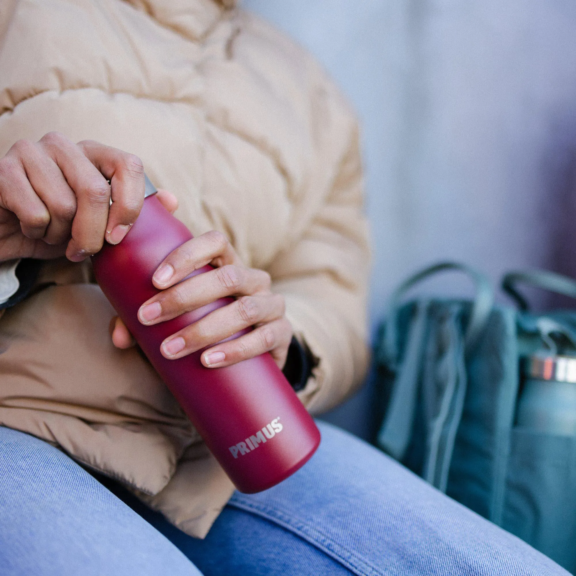 Klunken Vacuum Bottle 0.5L Ox Red