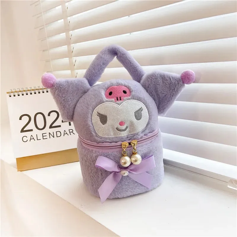 Kuromi Pearl Plush Bag