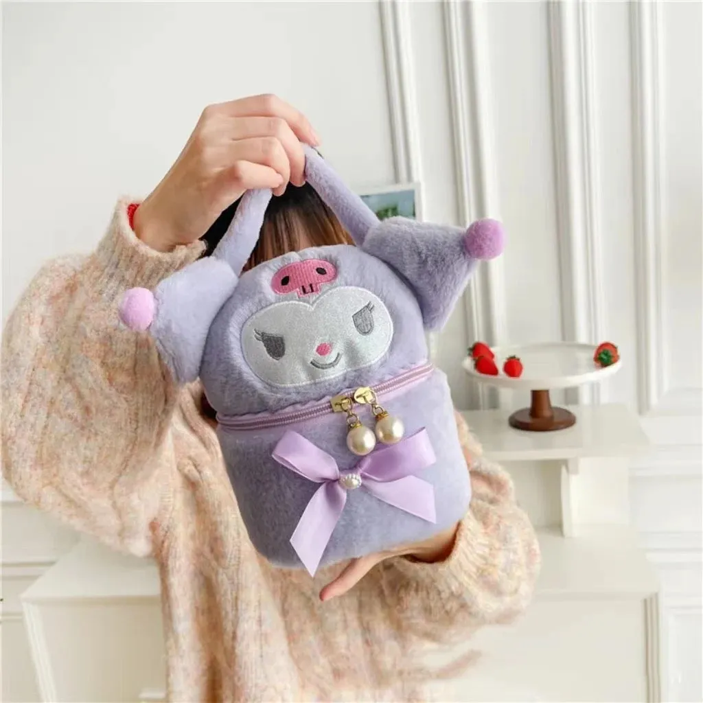 Kuromi Pearl Plush Bag