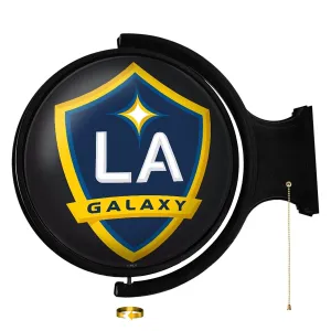 LA Galaxy: Original Round Rotating Lighted Wall Sign