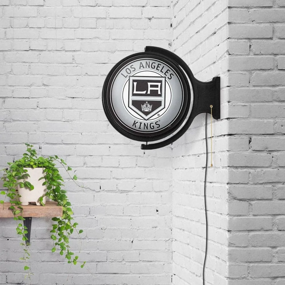 LA Kings: Original Round Rotating Lighted Wall Sign