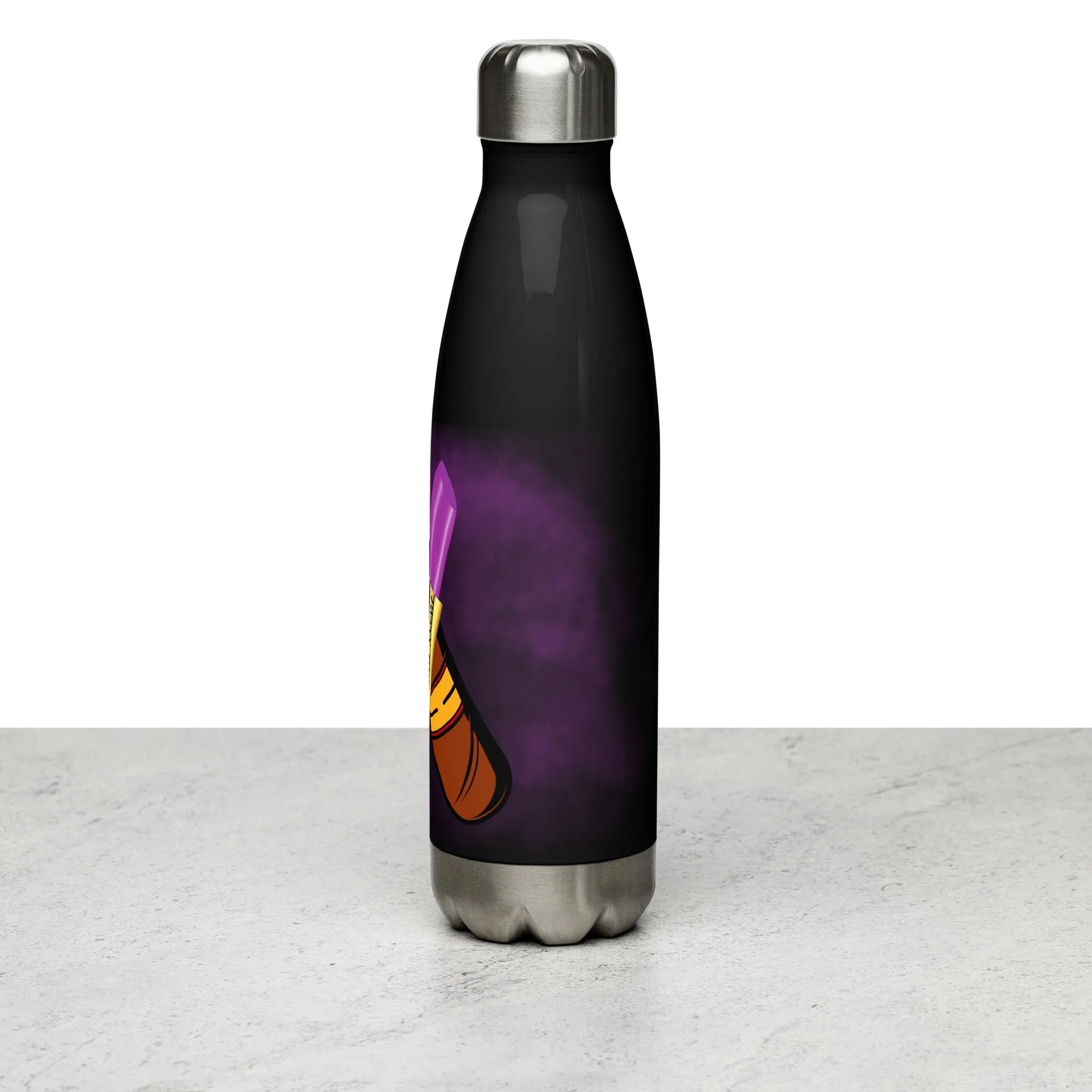 L&S Stainless steel water bottle-PuffPurple