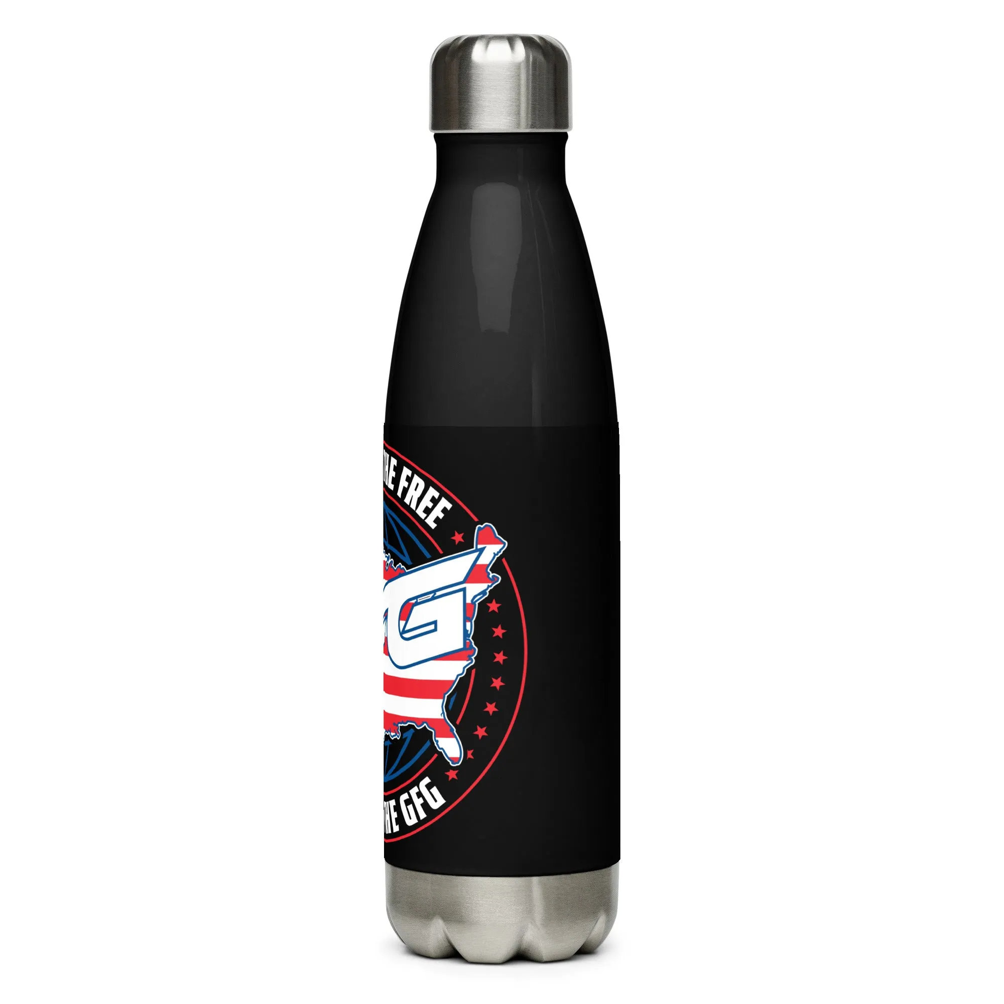 Land of the Free Steel Water Bottle