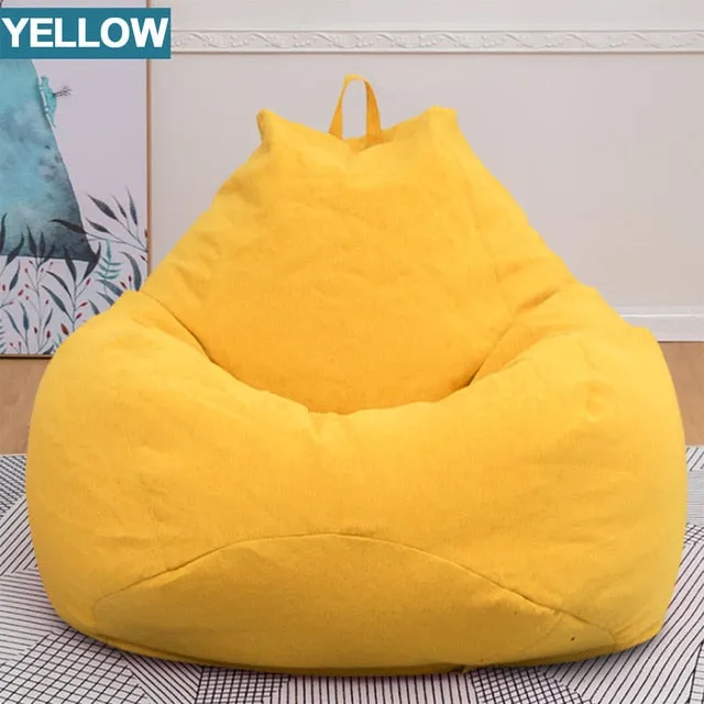 Large Bean Bag Cover Indoor Outdoor Lazy lounger for Adult Kids New HQ