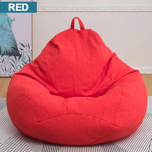 Large Bean Bag Cover Indoor Outdoor Lazy lounger for Adult Kids New HQ
