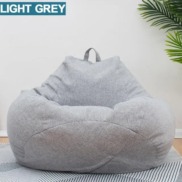 Large Bean Bag Cover Indoor Outdoor Lazy lounger for Adult Kids New HQ