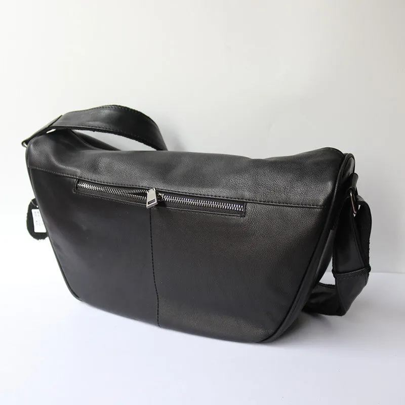 Large-capacity Casual Top Layer Cowhide Soft Belt Cover