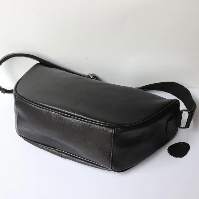 Large-capacity Casual Top Layer Cowhide Soft Belt Cover