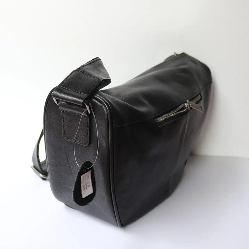 Large-capacity Casual Top Layer Cowhide Soft Belt Cover