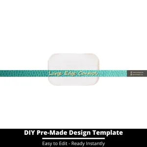 Large Edge Control Side Label Template 163