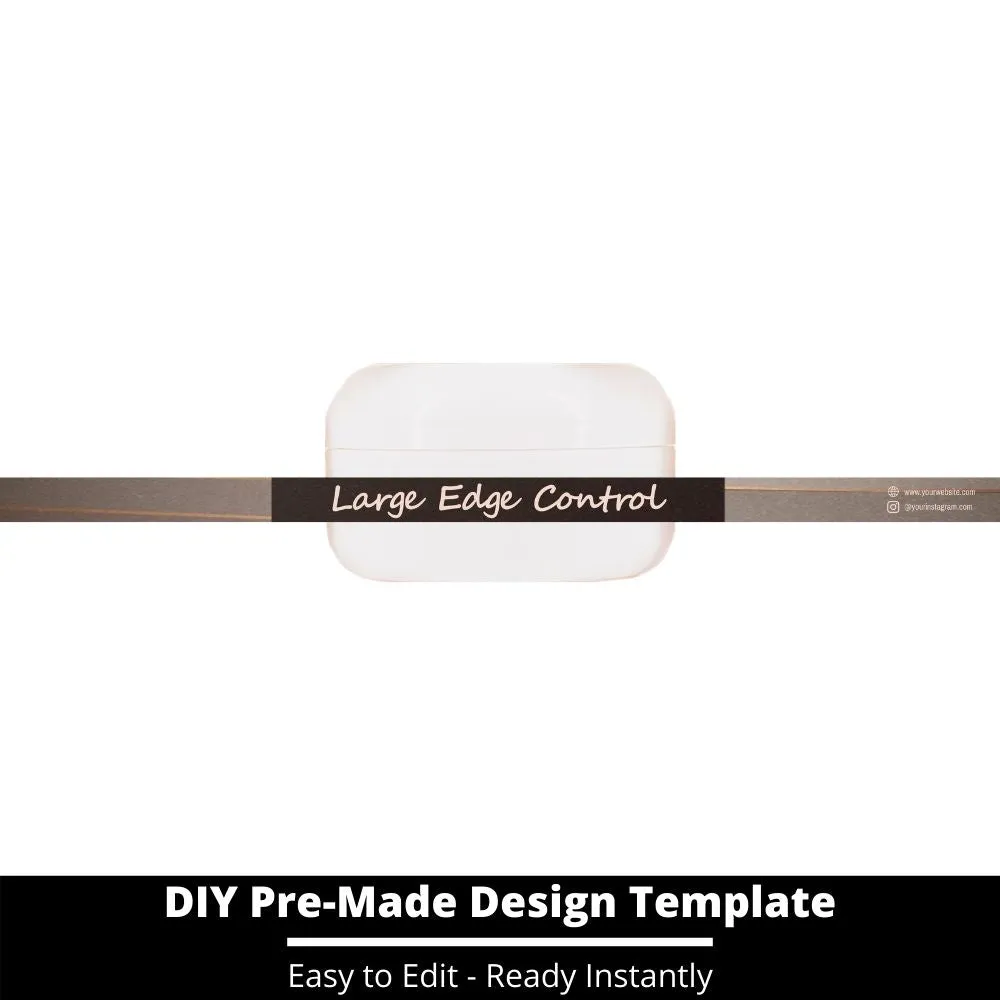 Large Edge Control Side Label Template 2