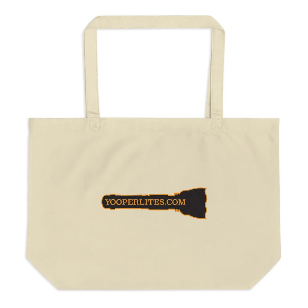 Large organic tote bag