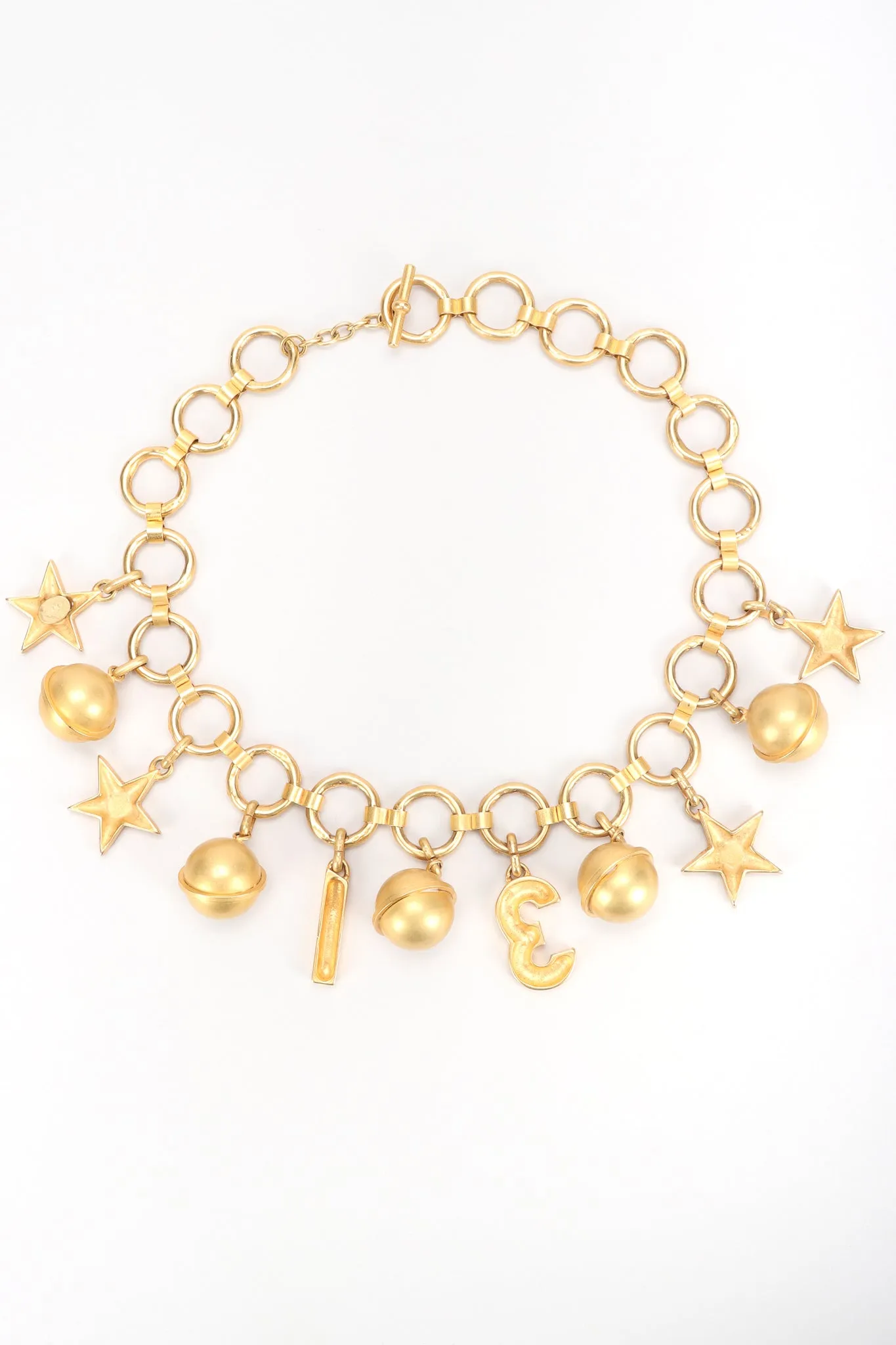 Laurél Star Globe Charm Collar