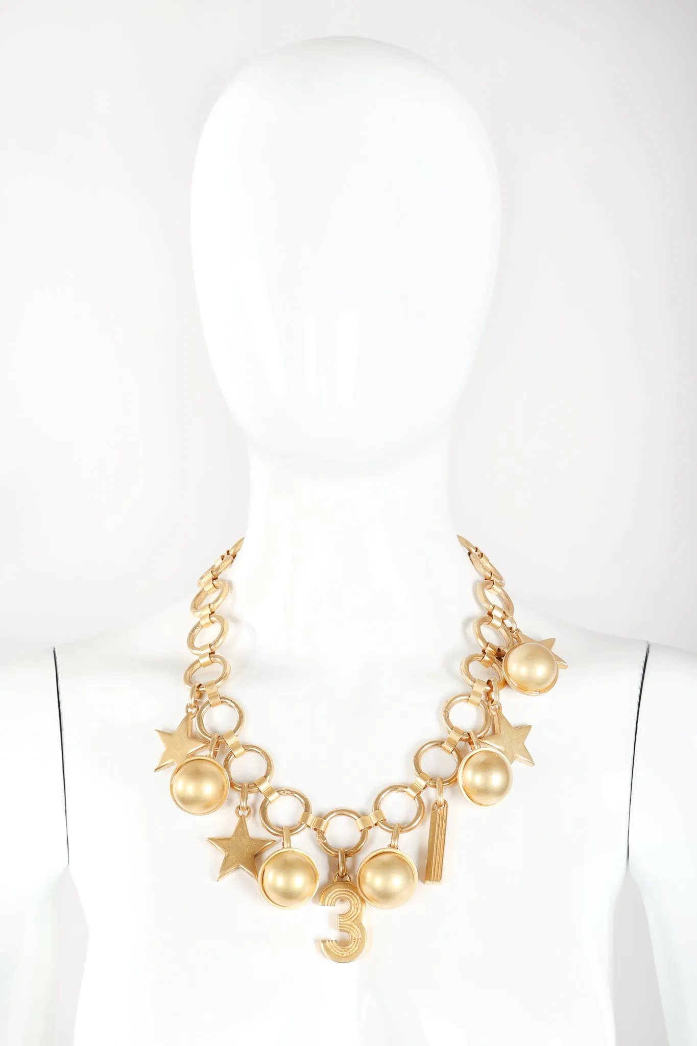Laurél Star Globe Charm Collar