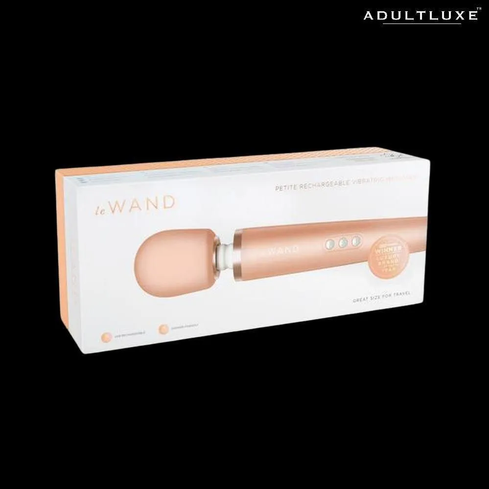 Le Wand Petite Rose Gold Wand Rechargeable Massager