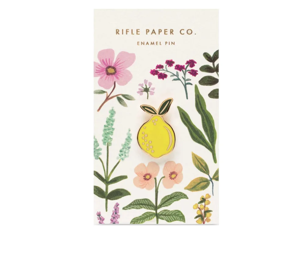 Lemon Enamel Pin