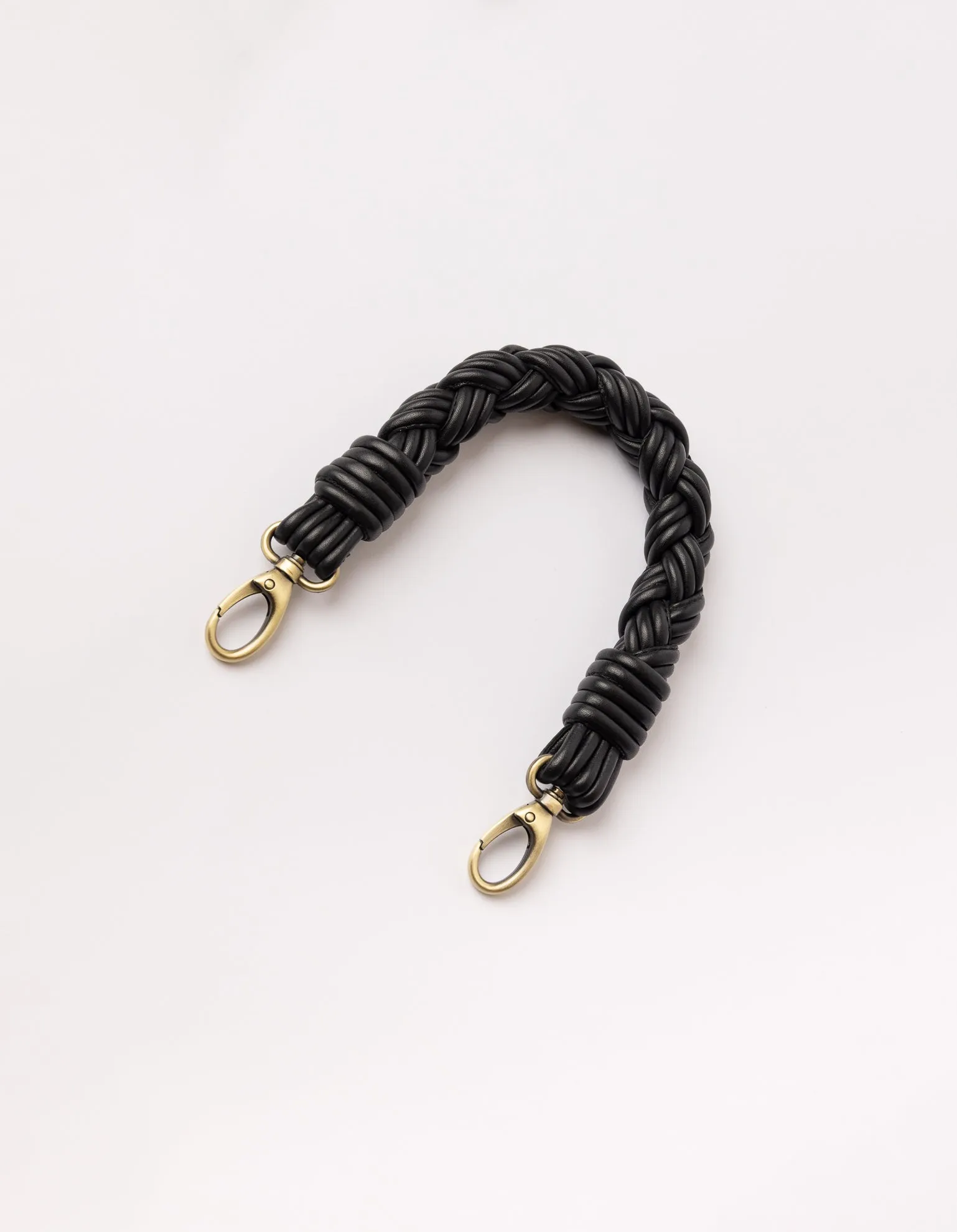 Leo Bag Soft Grain Leather With Two Straps Black