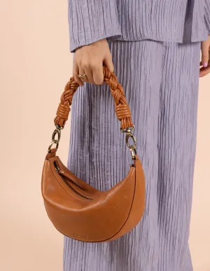 Leo Bag Soft Grain Leather With Two Straps Wild Oak
