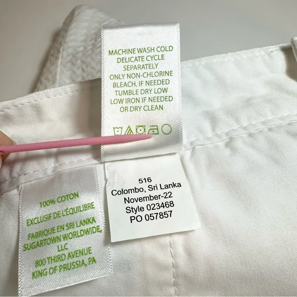 Lilly Pulitzer Buttercup Short, Resort White 5”