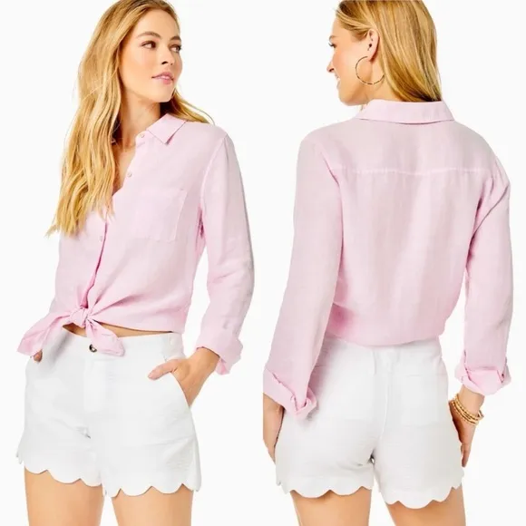Lilly Pulitzer Buttercup Short, Resort White 5”