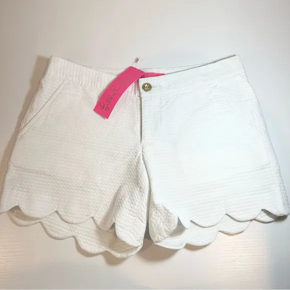 Lilly Pulitzer Buttercup Short, Resort White 5”