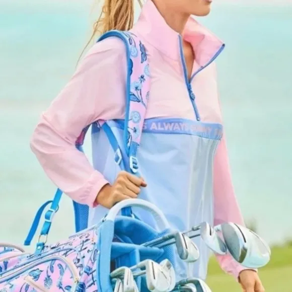 Lilly Pulitzer It's Always Sunny‎ Somewhere Windbreaker Pullover Jacket