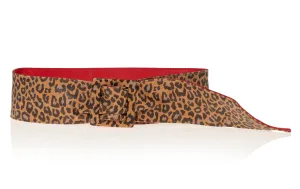 LISEA leopard print reversible 2”