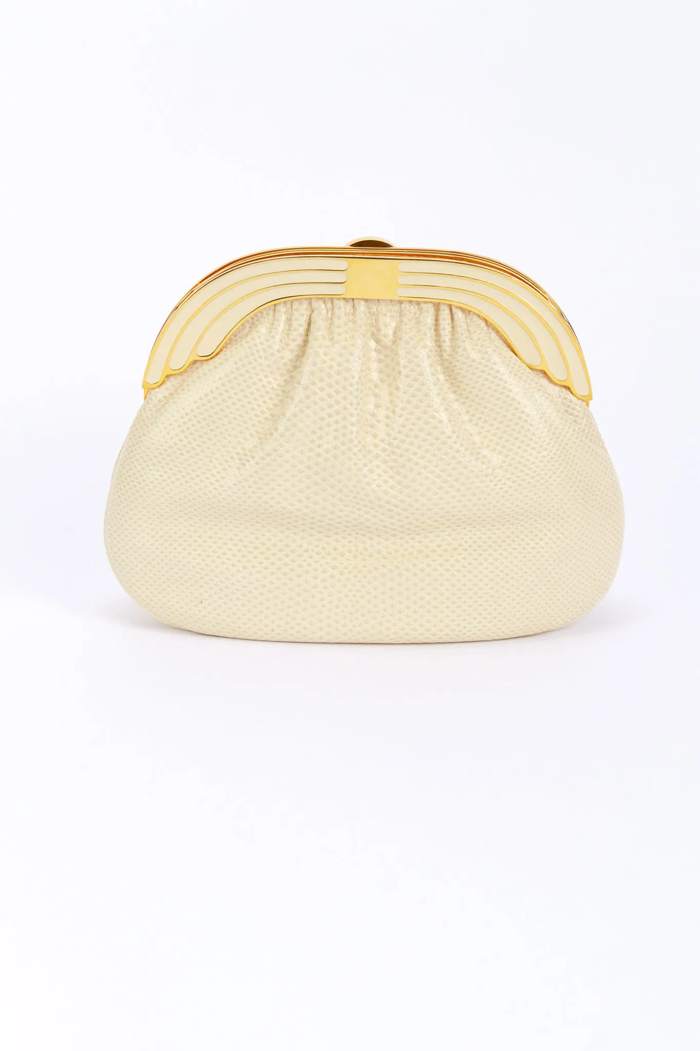 Lizard Deco Clutch Bag