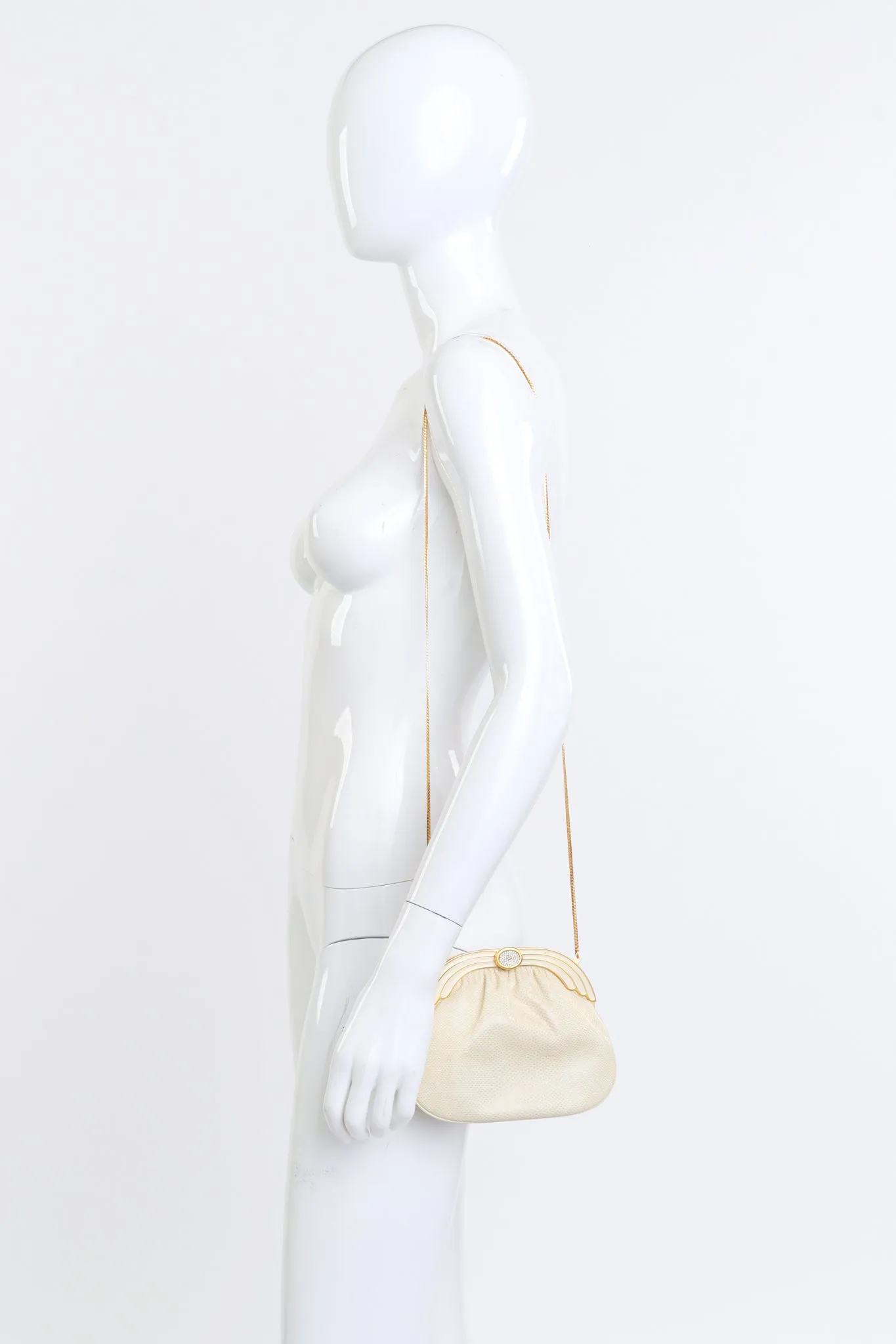 Lizard Deco Clutch Bag