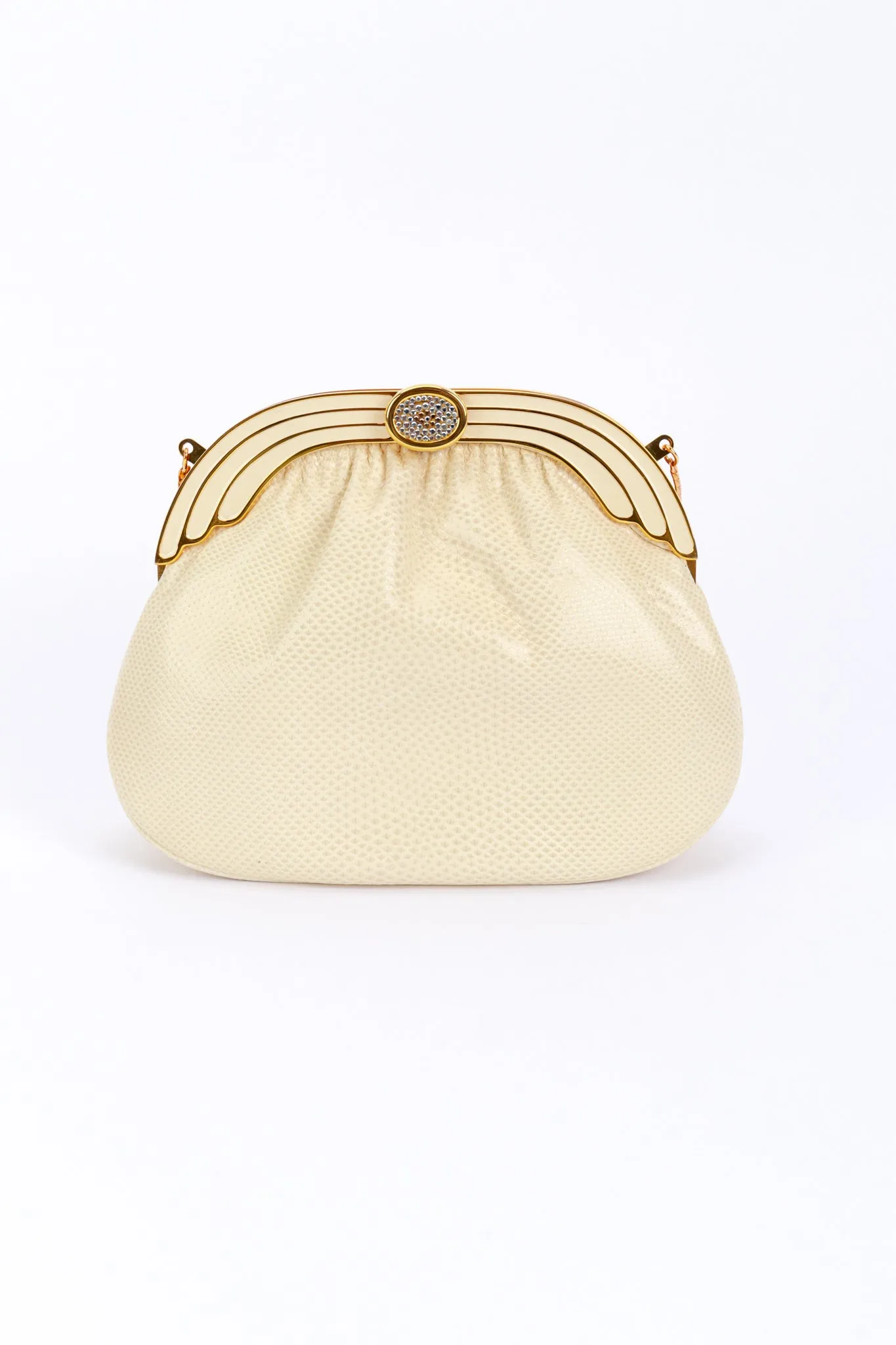 Lizard Deco Clutch Bag