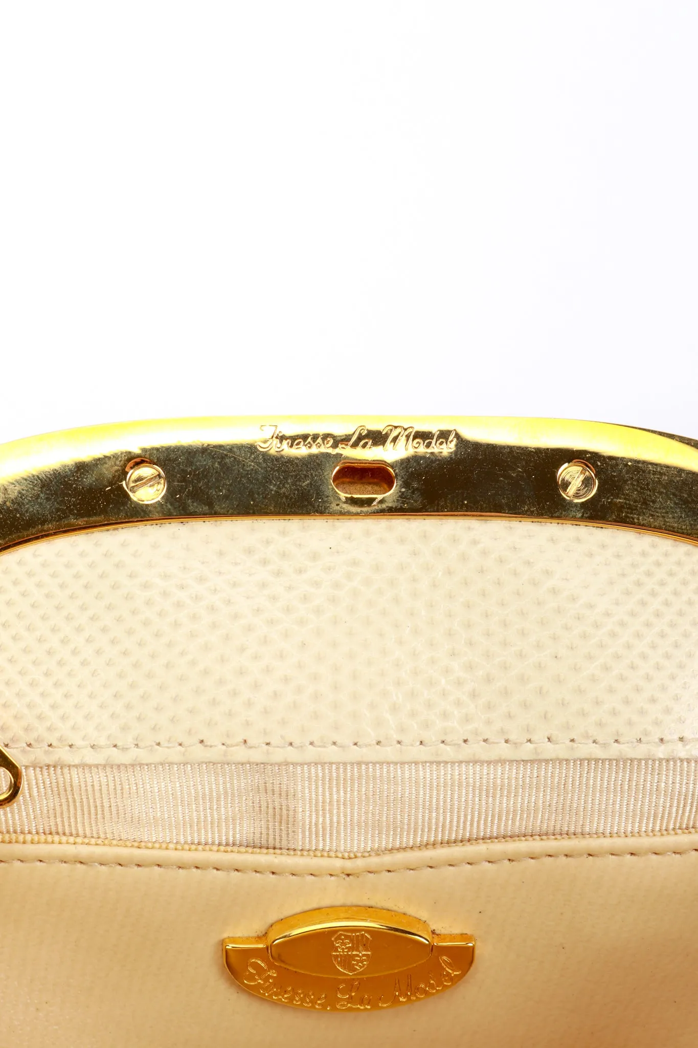 Lizard Deco Clutch Bag