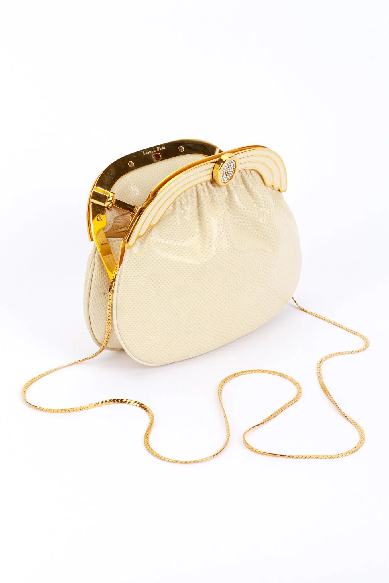 Lizard Deco Clutch Bag