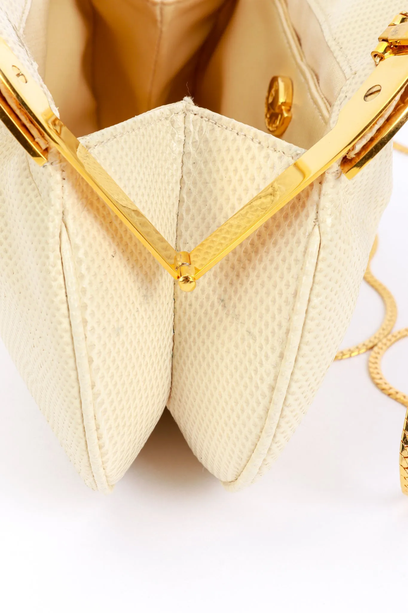 Lizard Deco Clutch Bag