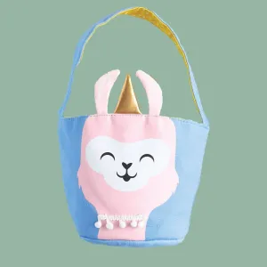 Llamacorn Basket Tote