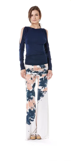 Long Sleeve Cold Shoulder T-shirt