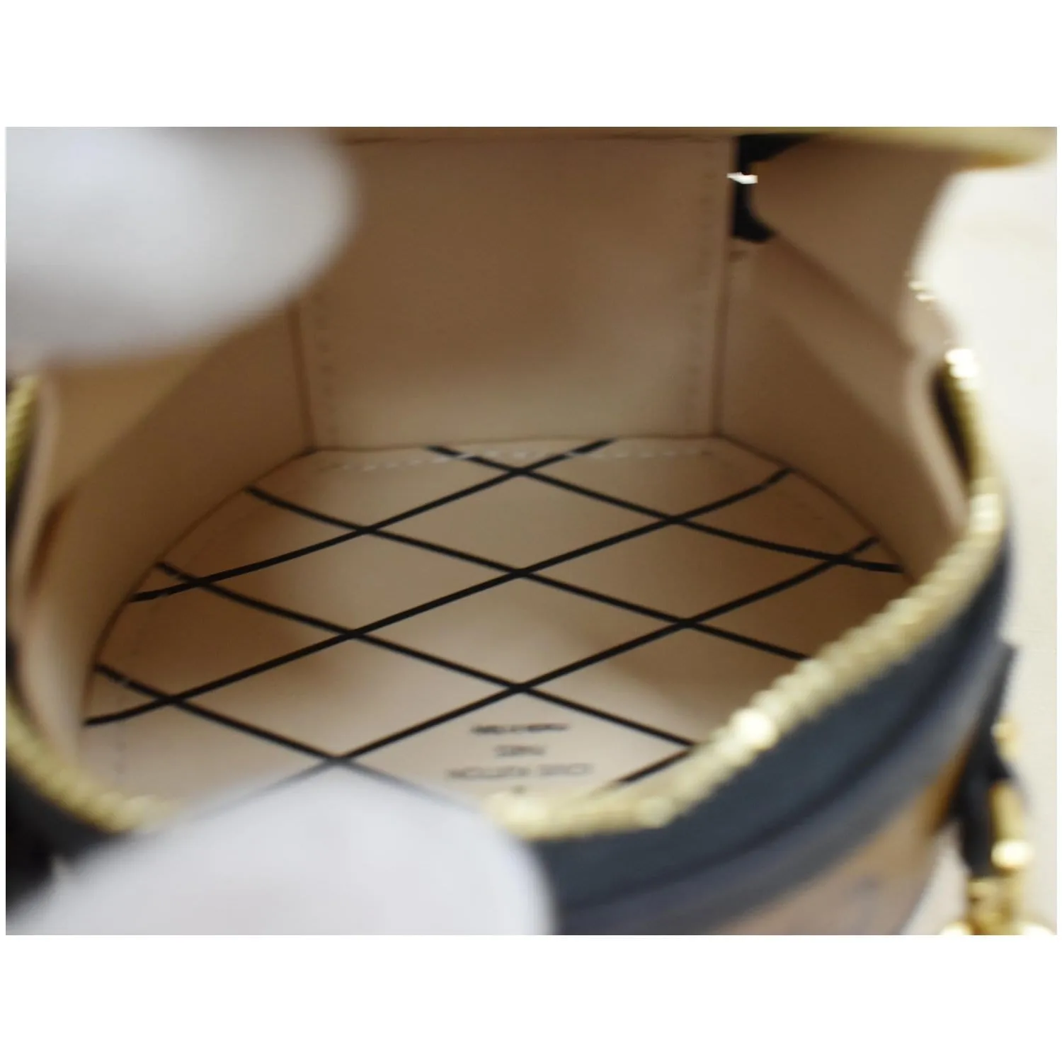 LOUIS VUITTON Chapeau Necklace Monogram Canvas Shoulder Bag Brown