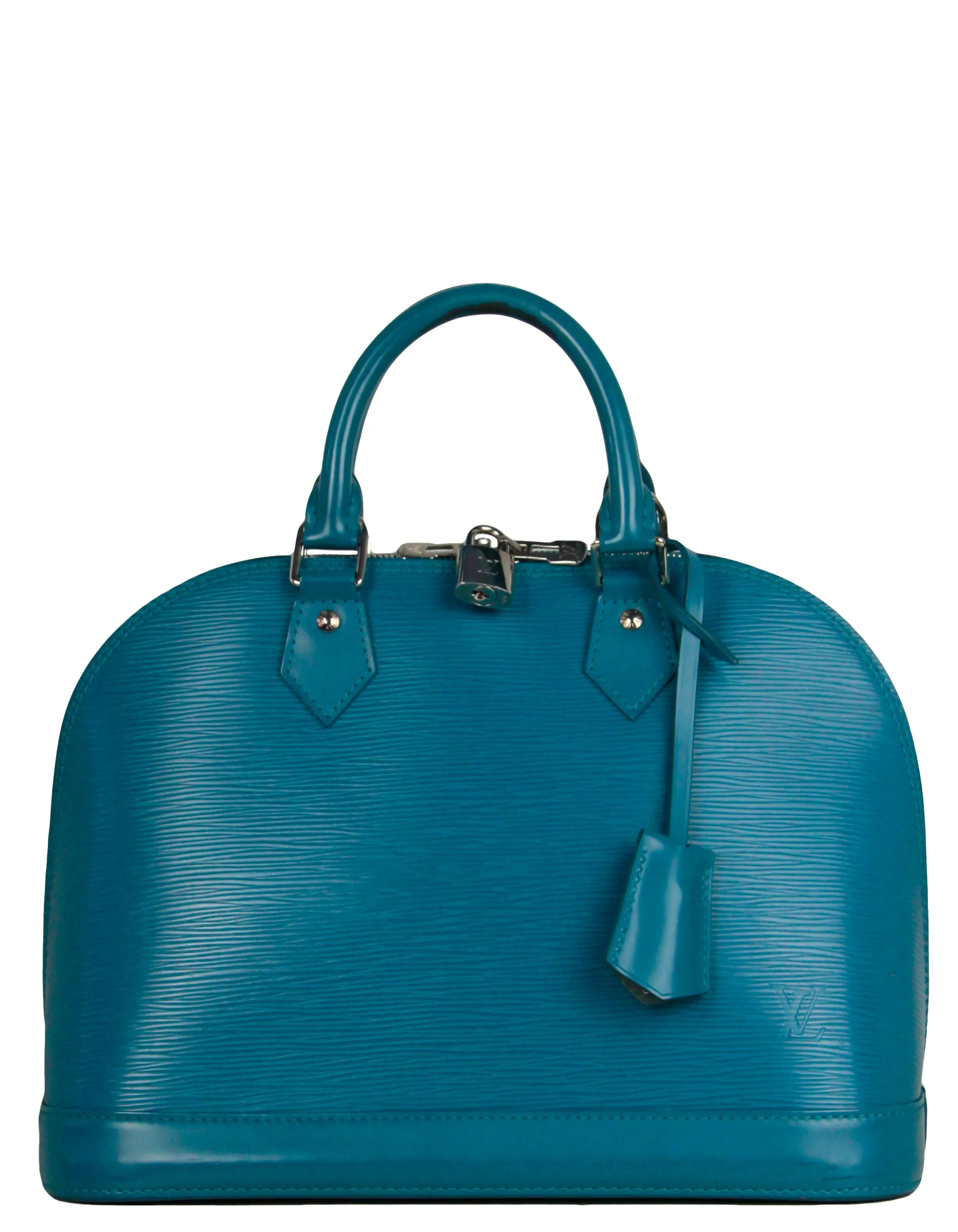 Louis Vuitton Cyan Epi Leather Alma PM Bag
