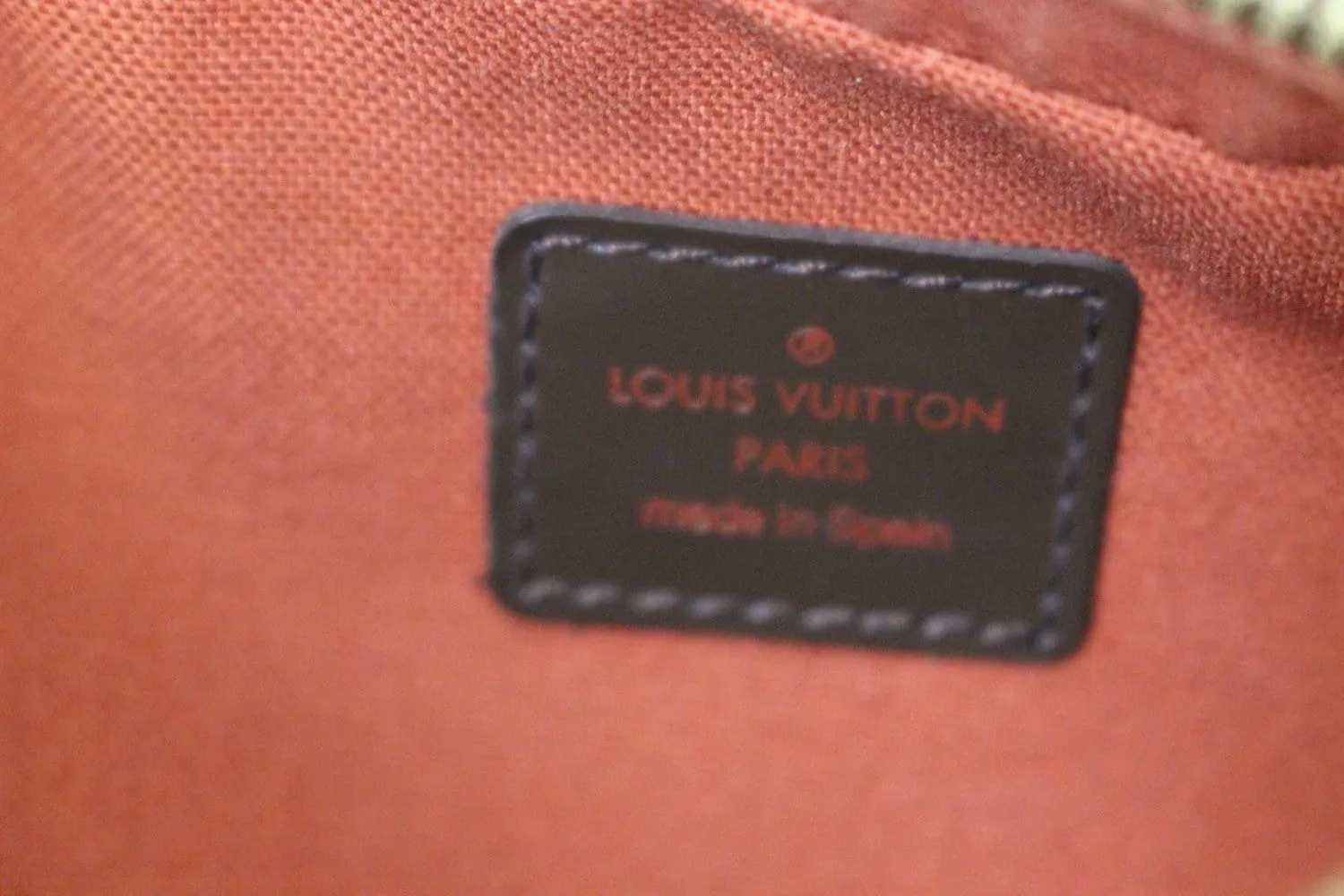 LOUIS VUITTON Damier Canvas Geronimos Brown Hip Bag