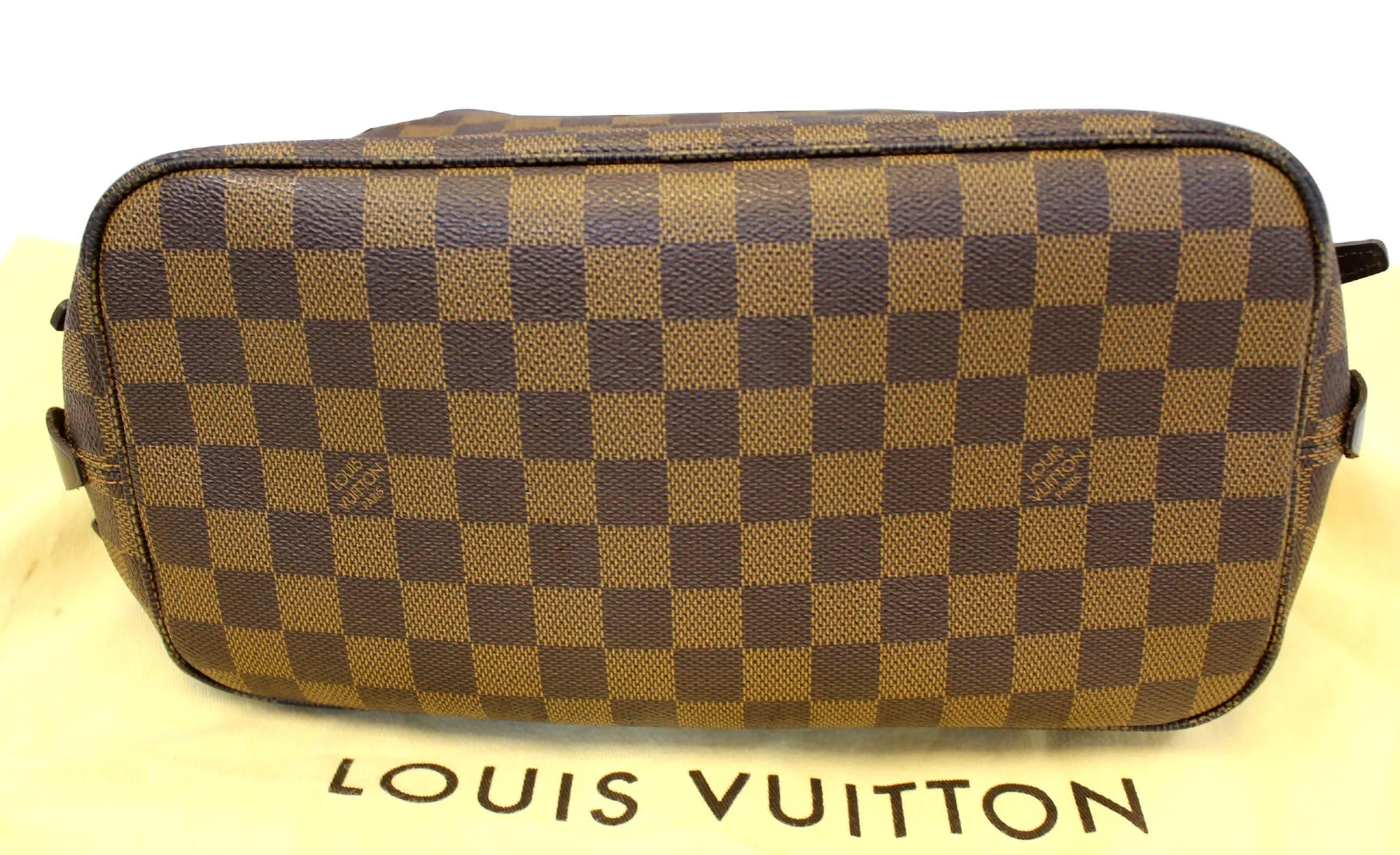 LOUIS VUITTON Damier Ebene Cabas Rivington Shoulder Bag